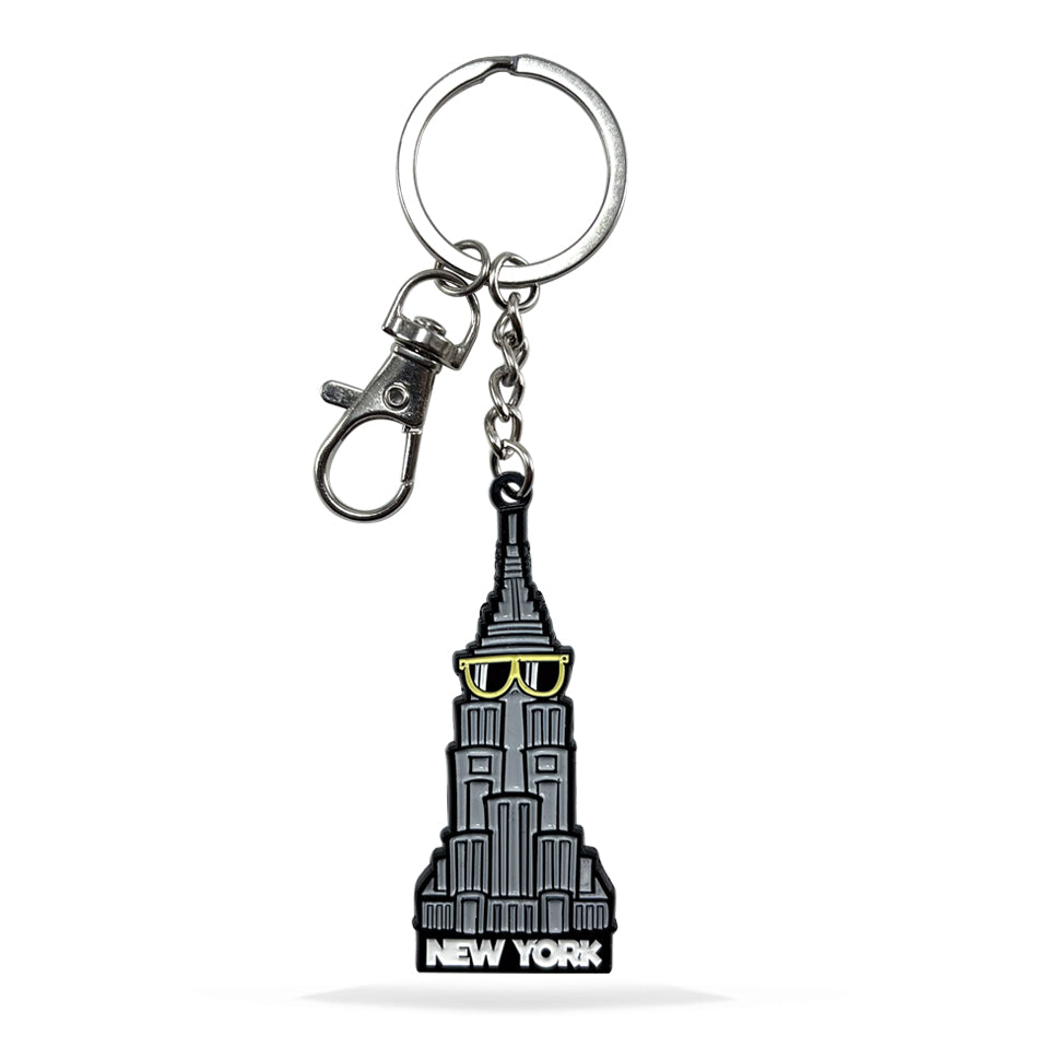 NYC Empire State Building Enamel Keychain