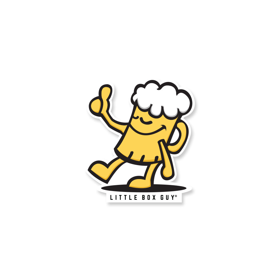 Beer Dude Sticker