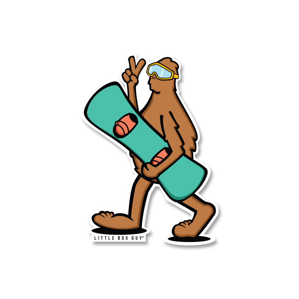 Bigfoot Snowboard Sticker