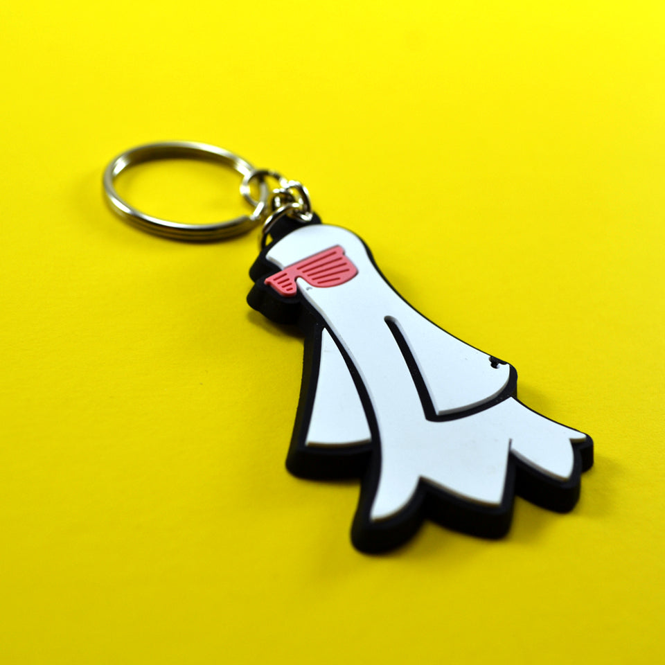 Ghost PVC Keychain
