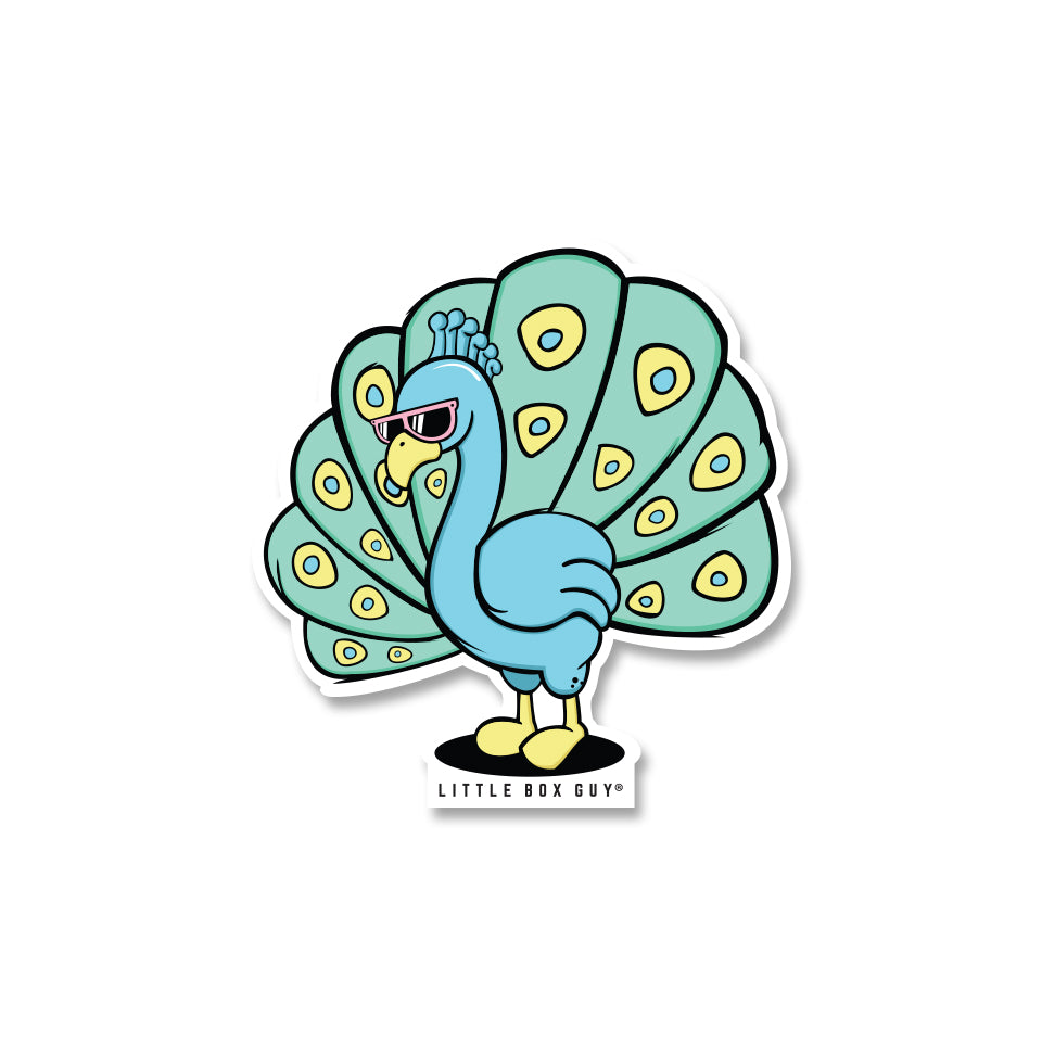 Peacock Sticker
