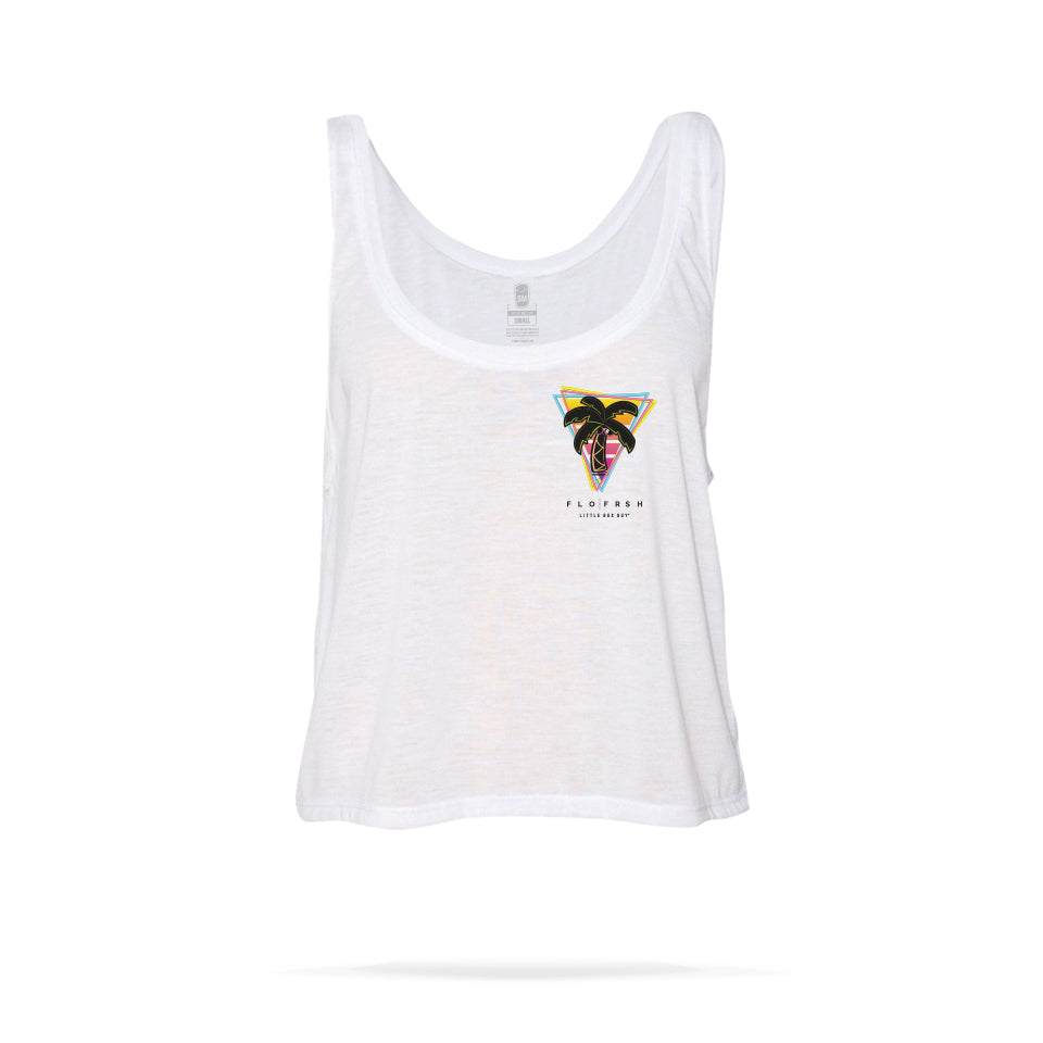 'Retro' Palm Tree Boxy Tank