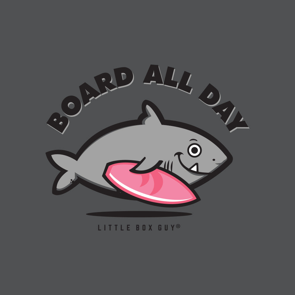Surf Shark 'Board All Day' Youth Tee