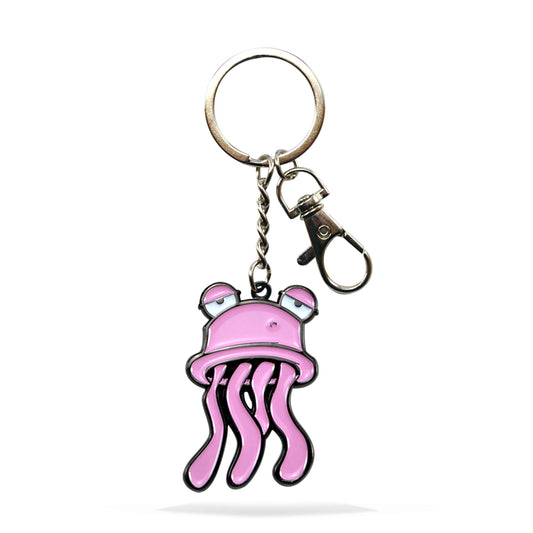 Jellyfish Enamel Keychain