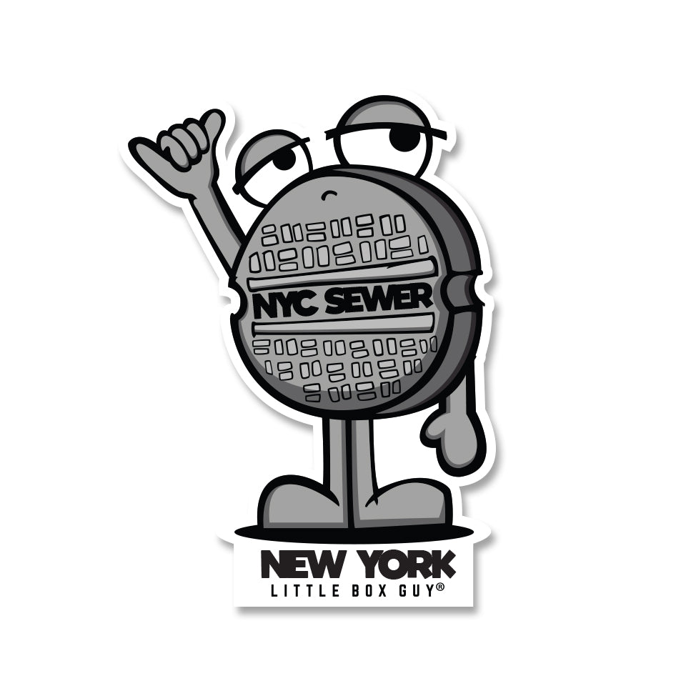 NYC Sewer Cover Sticker