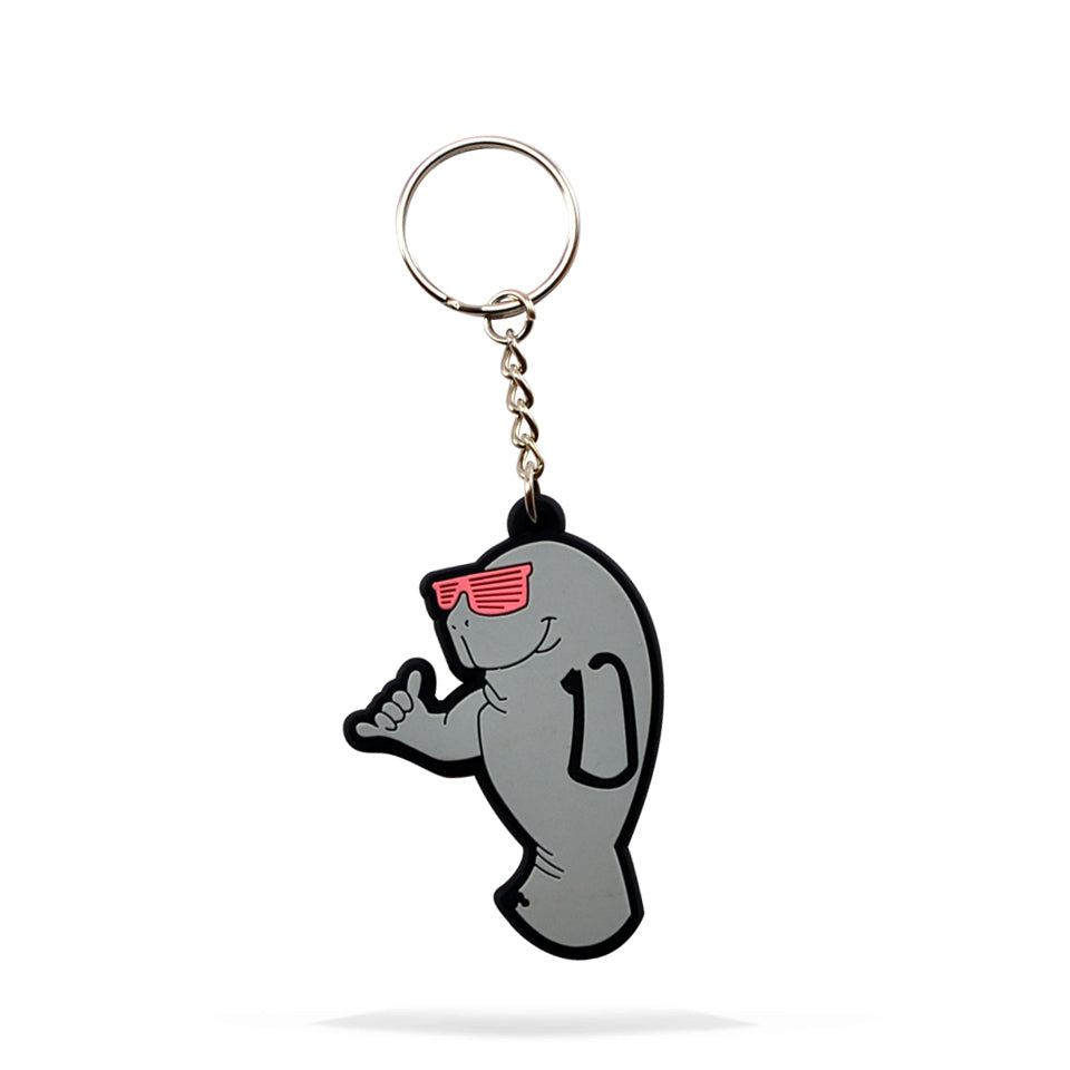 Manatee PVC Keychain
