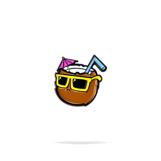 Coconut Enamel Pin