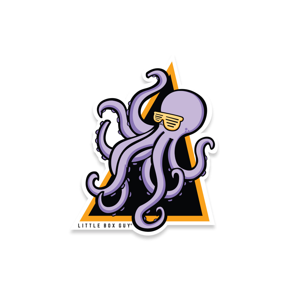 Flo Sticker Octo•FLO Sticker – Little Box Guy