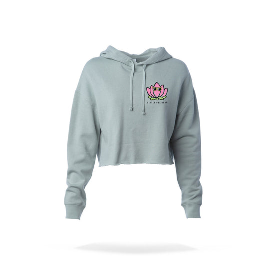 Lotus Flower Racerback Cropped Hoodie