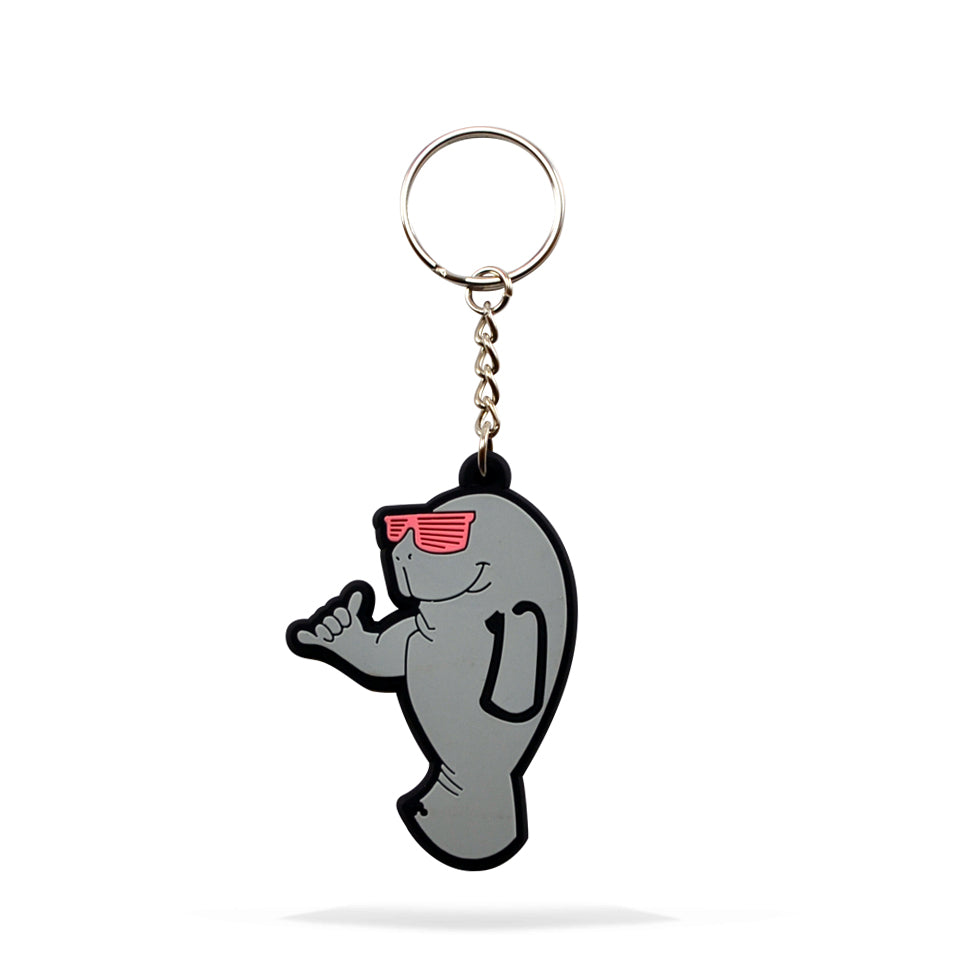 Manatee PVC Keychain
