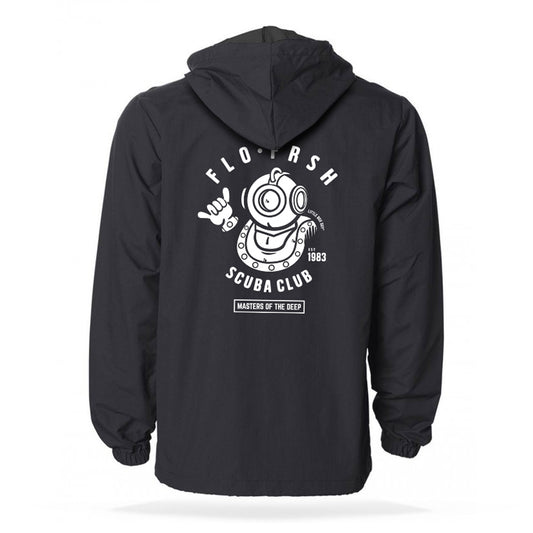 FLO•FRSH Scuba Club Hooded Windbreaker